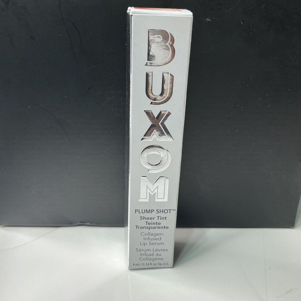 Buxom Plump Shot Sheer Tint Collagen-Infused Lip Serum 4mL Get Naked